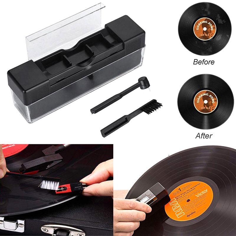 Vinyl Record Cleaner - [SU]3 Pcs Record Cleaning Brush Cleaner